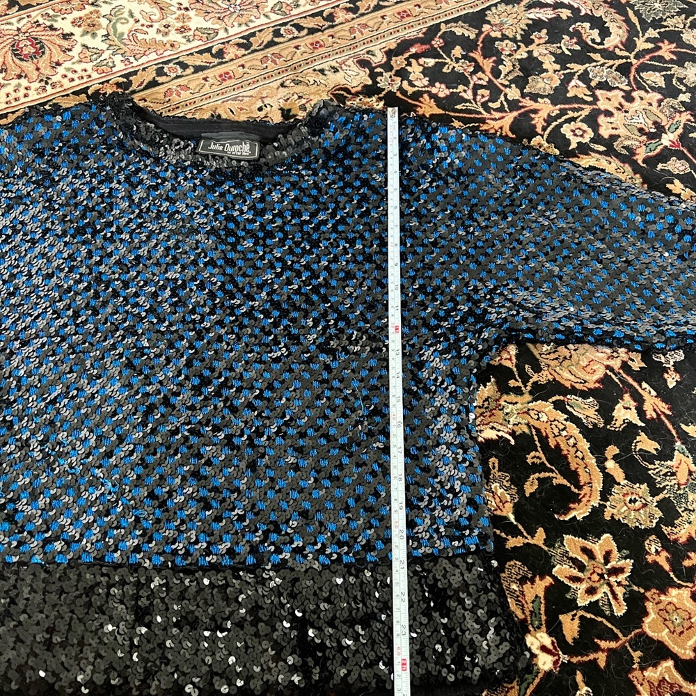 Women's Julie Duroche For After Five Sz small Vintage Beaded Sequin
